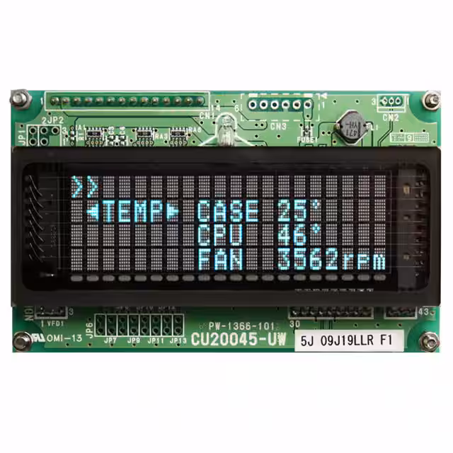 VK204-25-VPT Matrix Orbital  Modules d'affichage - Fluorescent sous vide (VFD)